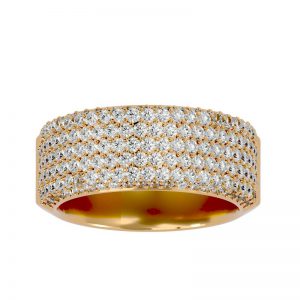 "פרנסין" טבעת יהלומים מיוחדת ויוקרתית משובצת ב161 יהלומים קטנים במשקל 1.90 קראט