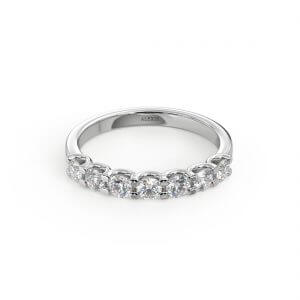 "אבישג" טבעת 7 יהלומים במשקל 0.70 קראט