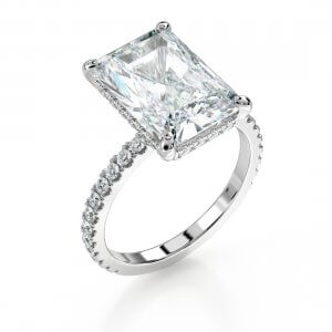 טבעת אירוסין "ג׳יין" משובצת יהלום רדיאנט 2.00 קראט